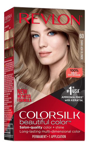 Tinte De Pelo Revlon Colorsilk Beautiful 060 Dark Ash Blonde