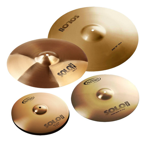 Platillos Set Orion Solo Pro Hi-hat Crash (2) Ride Prm