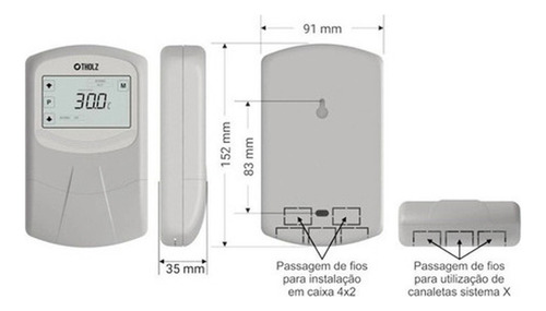 Coletor Solar A Vácuo 24 Tubos 400 L + Controlador Tholz