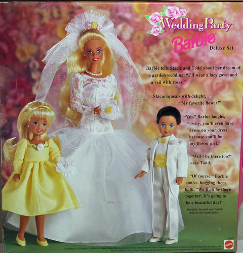 Barbie Wedding Party Special Edition W Stacie & Todd (1994) (Usado)