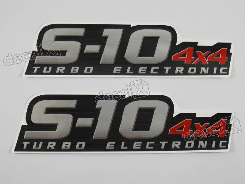 Adesivo Chevrolet S10 Rodeio 2011 4x4 Turbo Electronic Fgc