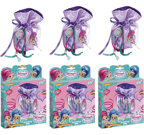 Paquete De 3 Bolsas Deslumbrantes Shimmer & Shine: Haz Tu Pr