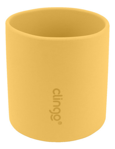 Copo De Silicone Mostarda - Clingo Cor Amarelo Liso