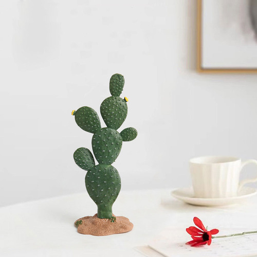 Estatua De Cactus Artificial, 3 Piezas