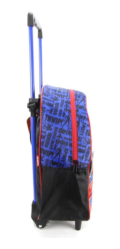 Imagem 3 de 10 de Mochila De Rodinha Homem Aranha Com Lancheira Xeryus 10670