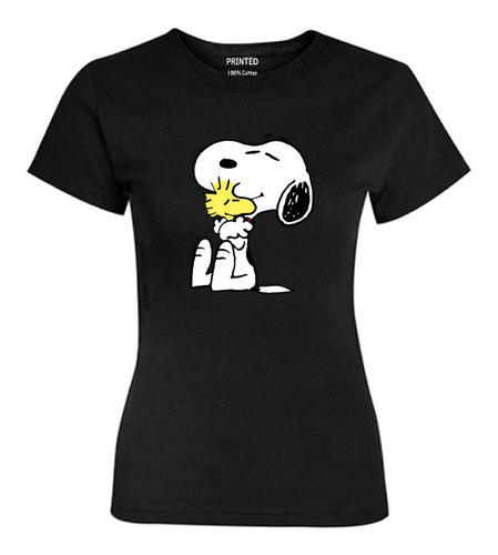 Imagen 1 de 2 de Polera Estampada Mujer Snoopy