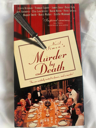 Vhs Murder By Death Truman Capote Robert Moore 1976