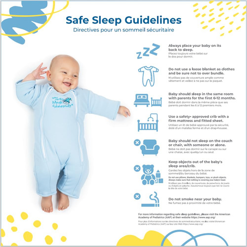 Traje De Transición Para Bebés, Algodón, Azul Sleepsuit