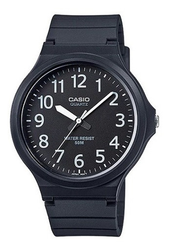 Relógio Casio Masculino Preto Analógico Mw-240-1bvdf