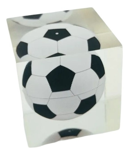 Peso Para Papel Bola De Futebol 5cm Decoração