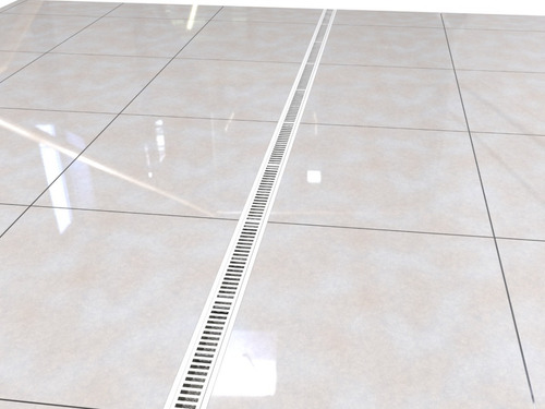 Kit 2 Ralo Linear 10x100 Cm Grelha Aluminio (modular 50cm)