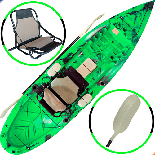 Caiaque De Pesca Robalo Light Com Cadeira E Remo