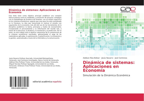 Libro: Dinámica De Sistemas: Aplicaciones En Economía: De La