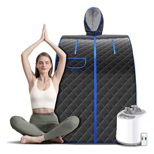 Portable Steam Sauna Spa, Personal Full Body Home Colla...