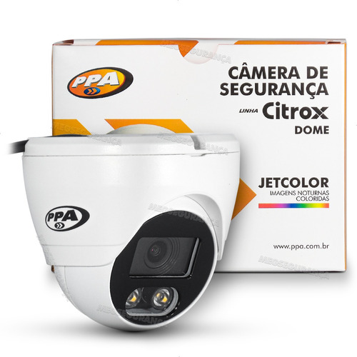 Câmera Dome Ppa/citrox 4x1 2mp Full Hd 2.8mm Color A Noite