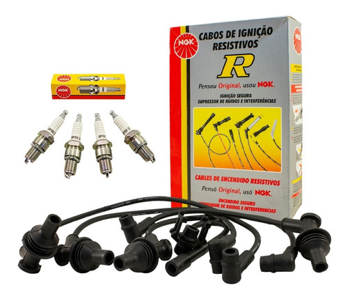 Kit Cables+bujias Ngk Renault R19 1.8 F3p