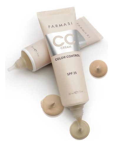 Base de maquillaje en crema Farmasi Cuidado de la piel CC Cream Color CC Cream Color Control Perfecting Balm tono clara 01 - 50mL 48.195g