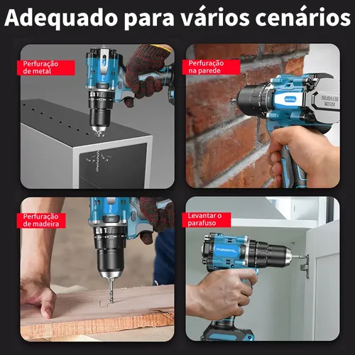 Furadeira Elétrica Powapal Bx-351 Sem Fio 220v | MercadoLivre