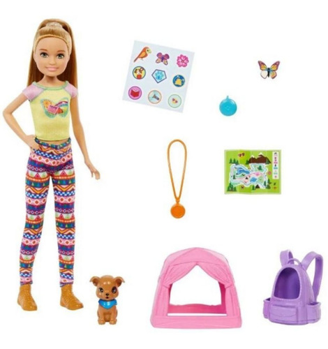 Barbie Dia De Campamento  Malibu Mattel Hdf69
