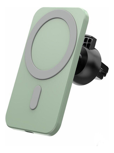 Cargador Y Soporte Magsafe Para Auto iPhone 12 13 Y 14 Verde
