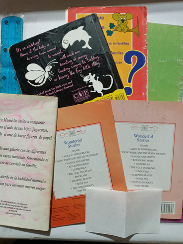 Paquete 7 Libros Infantiles En Ingles Varios Titulos (Usado)