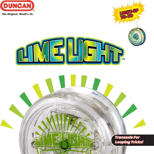 Yoyó Con Iluminación Led Limelight De Duncan Toys, Nivel Pri