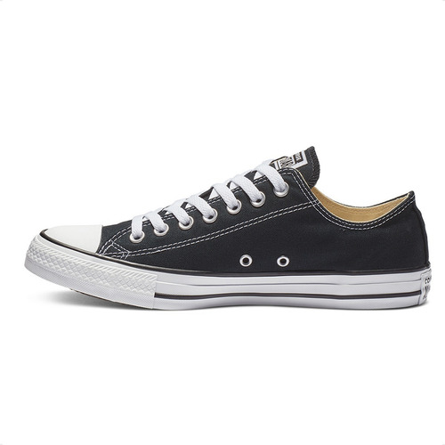 Imagen 3 de 9 de Zapatillas Converse Chuck Taylor Ox All Star Negras Urbano