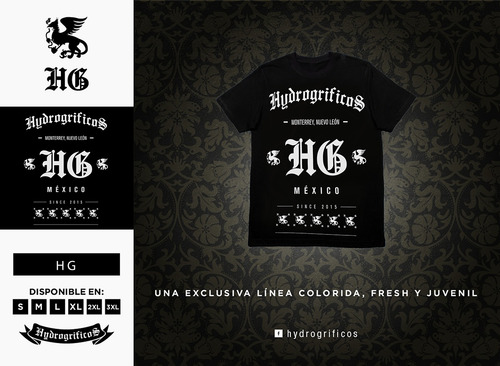 Camisetas Hg By Hydrogrificos, Swagg, Hip Hop, Rap