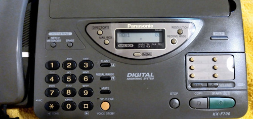 Fax Panasonic Kx-f700 Negro Usado Impecable (Usado)