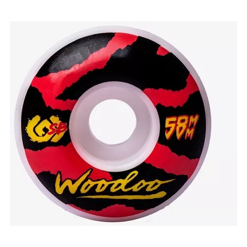 Ruedas Woodoo Old School Red 58mm