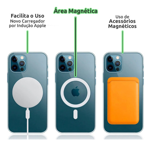 Capa Capinha Premium Magsafe Para iPhone Todos Os Modelos
