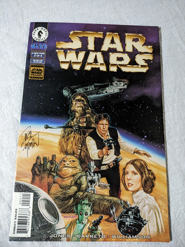 Star Wars A New Hope # 2 Dark H Comics En Ingles C Autógrafo