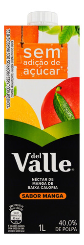 Suco de manga  Del Valle  100% líquido sem glúten 1 L 