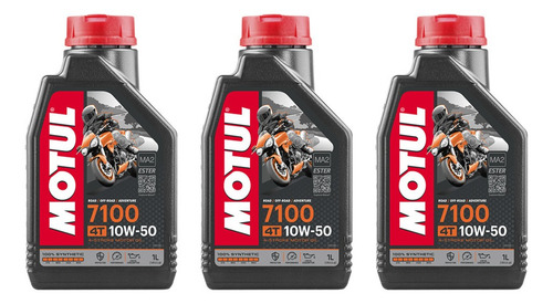 Imagem 1 de 2 de 3 Óleos Motul 7100 10w50 1 Litro 100% Sintético Bmw S1000rr