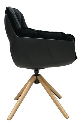 Sillon Berlin Tapiz Negro/negro - Ziyaz