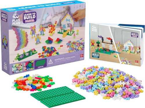 Plus Plus - Aprenda A Construir Una Mezcla De Colores Pastel