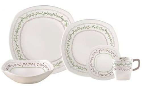 Set Vajilla De Ceramica Nordica X20 Platos Taza Plato Postre