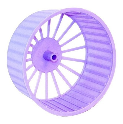 Imagen 1 de 3 de Rueda De Ejercicio Para Roedores Hamsters Con Soporte 14 Cm