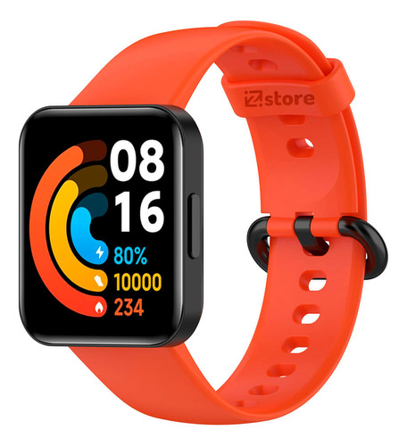 Correa Compatible Con Redmi Watch 2 Lite Colores Naranja