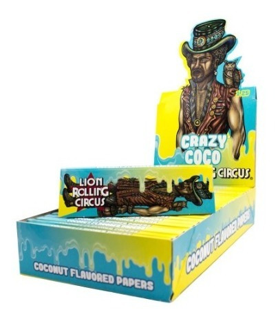Imagen 2 de 6 de Papel Para Armar Lion Circus Coconut Flavour Saborizadas