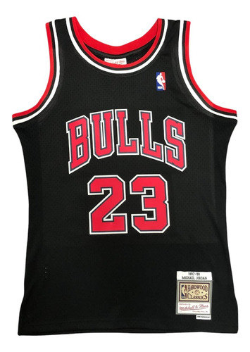 Jersey Mitchell And Ness Chicago Bulls Negro Michael Jorda