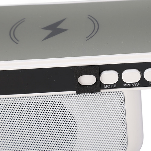 Lámpara De Noche Led De Carga Inalámbrica Con Radio Fm Con A