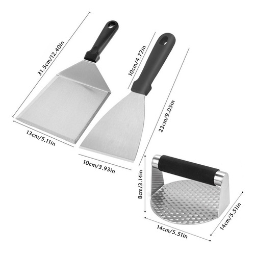 Kit De Prensa Para Hamburguesas Smash Kit De Barbacoa Para P