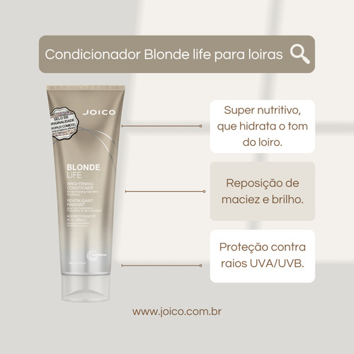 Kit Duo Joico Blonde Life Shampoo E Condicionador