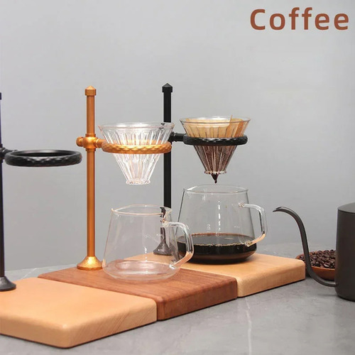 Soporte Para Gotero De Café Perforado A Mano