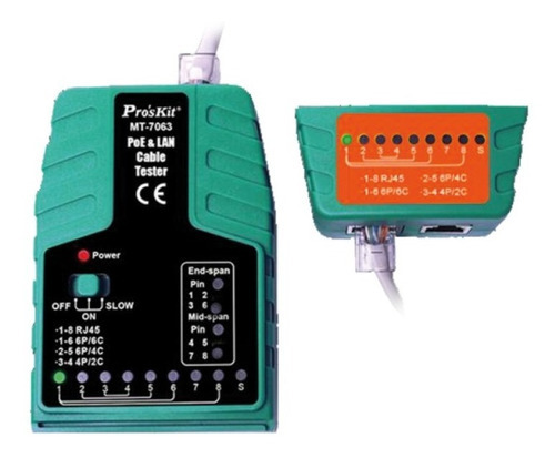 Tester De Red Redes Probador Cable Líneas Proskit Mt-7064