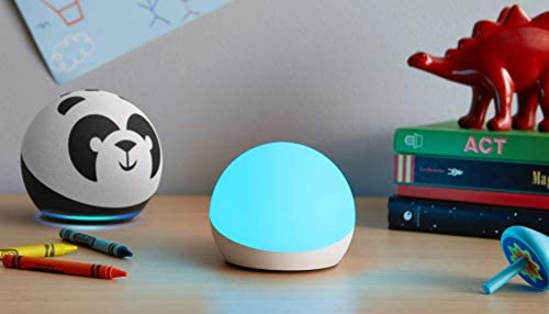 Lámpara Inteligente Multicolor Para Niños Echo Glow Estructura Blanco