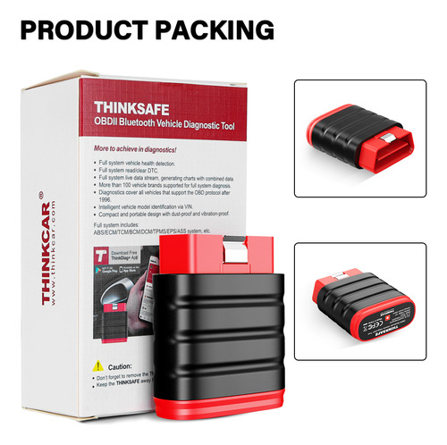 Thinkcar Thinksafe Scanner Obd2 Automotriz Del Obd Coche