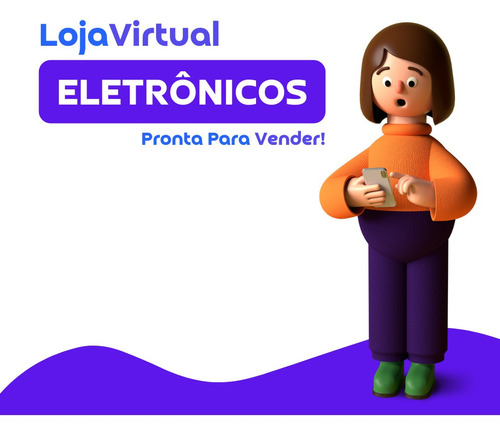 Loja Virtual De Eletrônicos Pronta Para Vender