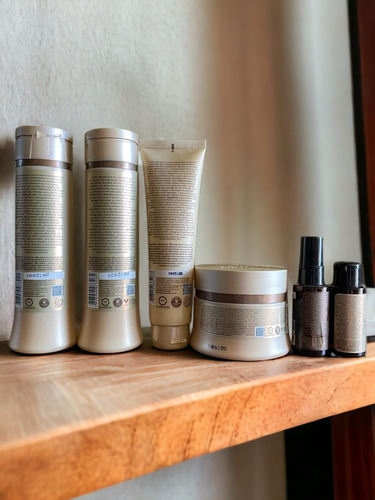 Kit Haskell Mandioca Sh Cond Máscara 300ml 6 Itens Completo
